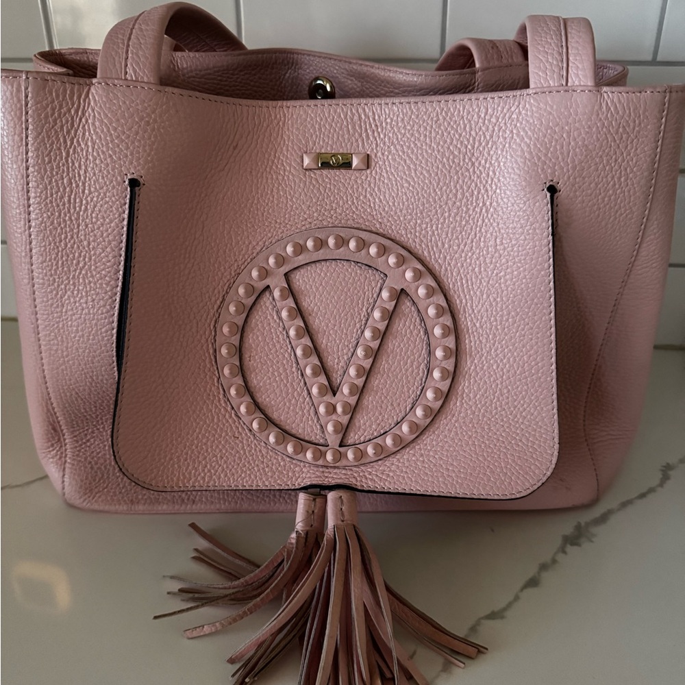 Valentino Blush Pink Leather Tote